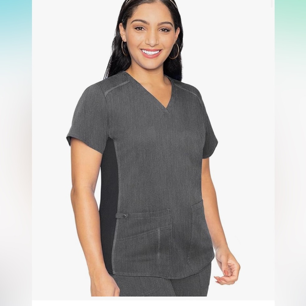 NWOT Med Couture V-Neck Scrub Top
